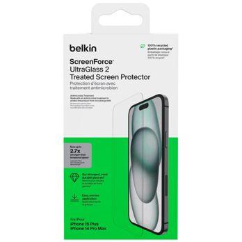 Foto: Belkin Screenforce UltraGlass2 antiba.iPhone 15 Plus /14 ProMax