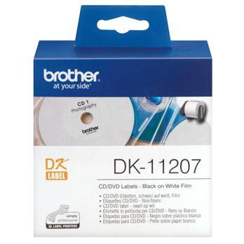 Foto: Brother CD/DVD-Etiketten Film 100 St./Rolle 58 mm     DK-11207