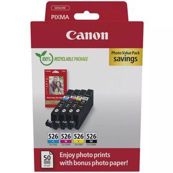 Foto: Canon CLI-526 BK/C/M/Y Photo Value Pack