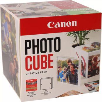 Foto: Canon PP-201 13x13 cm Photo Cube Creative Pack White Green 40 Bl.