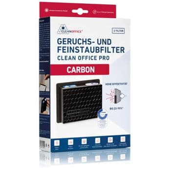 Foto: 1x2 Clean Office Pro Carbon Feinstaubfilter 150 x 120 mm