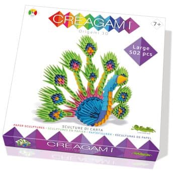 Foto: Creagami Origami 3D Pfau 502 Teile