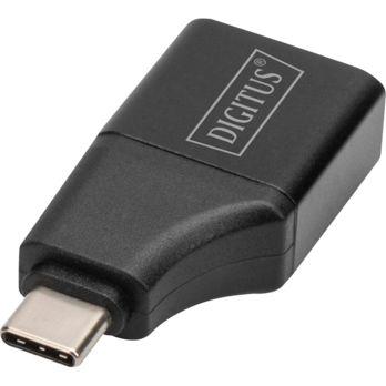 Foto: DIGITUS 4K  USB-C auf HDMI Typ-A Adapt.4K/30HZ Alu-Gehaeuse schw.