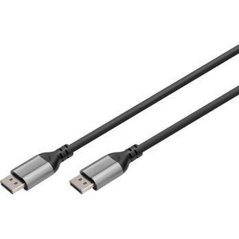 Foto: DIGITUS 8K DisplayPort Kabel 1.4 Version, 60Hz, DP/DP, Schwarz 2m