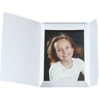 Foto: 1x100 Daiber Portraitmappen Sprint-Line 15x20cm weiß