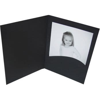 Foto: 1x100 Daiber Portraitmappen "Profi-Line" 10x15cm schwarz