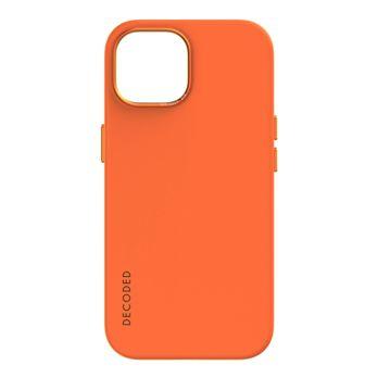 Foto: Decoded AntiMicrobial Silicone Backcover iPhone 15 Apricot