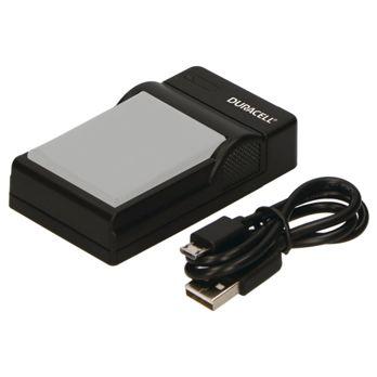 Foto: Duracell Ladegerät mit USB Kabel für DR9963/EN-EL19