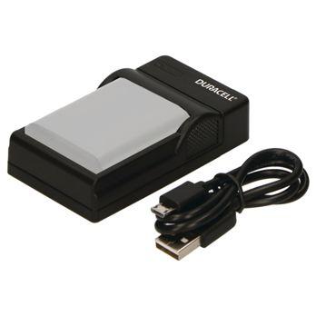 Foto: Duracell Ladegerät mit USB Kabel für DRNEL23/EN-EL23