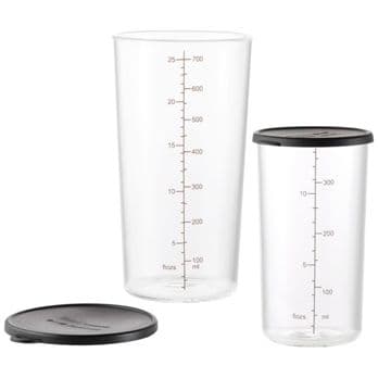 Foto: ESGE 7150 Becher-Set Glas mit Deckel