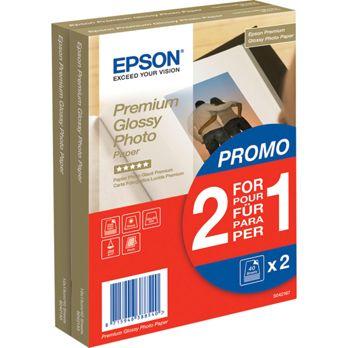 Foto: 2x 40 Epson Premium Glossy Photo Paper 10x15 cm, 255 g