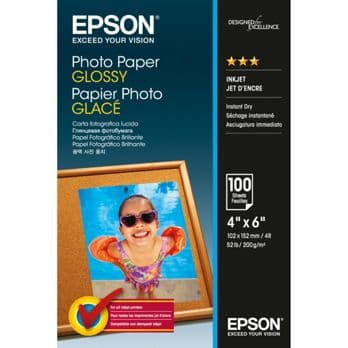 Foto: Epson Photo Paper Glossy 10x15 cm 100 Blatt 200 g