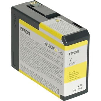 Foto: Epson Tintenpatrone yellow T 580  80 ml              T 5804