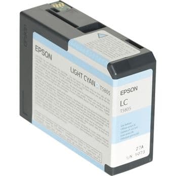 Foto: Epson Tintenpatrone light cyan T 580  80 ml              T 5805