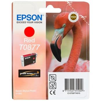 Foto: Epson Tintenpatrone red T 087                     T 0877