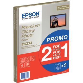 Foto: Epson Premium Glossy Photo Paper A 4, 2x 15 Bl., 255 g   S 042169