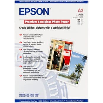 Foto: Epson Premium Semigloss Photo A 3, 20 Blatt, 251 g    S 041334