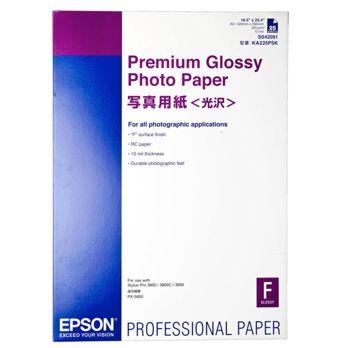 Foto: Epson Premium Glossy Photo Paper A 2, 25 Blatt, 255 g    S 042091