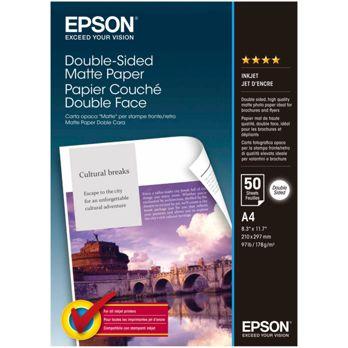 Foto: Epson Double Side Matte Paper A 4, 50 Blatt, 178 g    S 041569