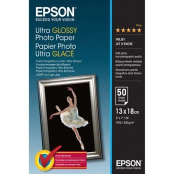 Foto: Epson Ultra Glossy Photo Paper 13x18 cm, 50 Bl., 300 g S 041944