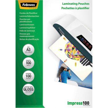 Foto: Fellowes Laminierfolie A3 100 mic glänzend - 100 Stück