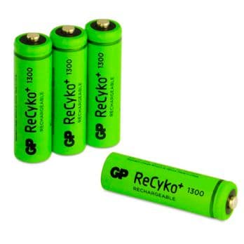 Foto: 1x4 GP ReCyko NiMH Akku AA 1300mAH, ready to use