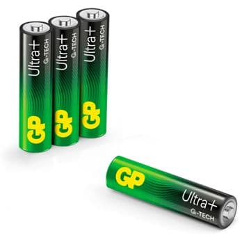 Foto: 1x4 GP ULTRA PLUS Alkaline 1,5V AAA Micro LR03    03024AUPETA-B4