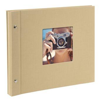 Foto: Goldbuch Bella Vista beige 30x25 Schraubalbum 40 schwarze Seiten