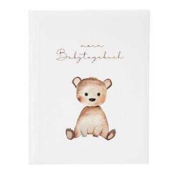 Foto: Goldbuch Teddybär          21x28 44 weiße S. Babytagebuch   11458