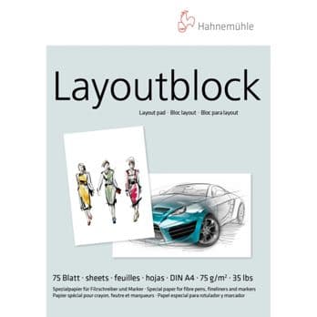 Foto: Hahnemühle Layout-Block A 4 75 Blatt 75 g