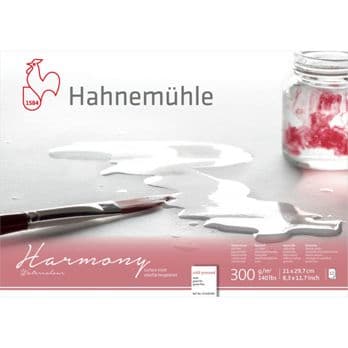 Foto: Hahnemühle Harmony Aquarell A 4 matt 12 Blatt 300 g