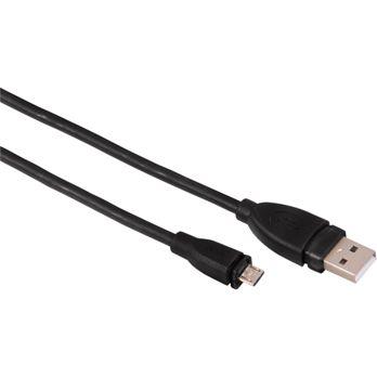 Foto: Hama Micro-USB-Kabel 2.0 geschirmt Schwarz 0,75 m