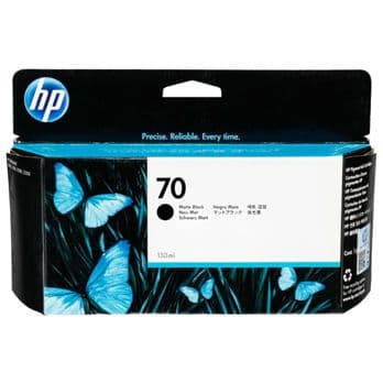 Foto: HP C 9448 A Tintenpatrone matt schwarz Vivera       No. 70