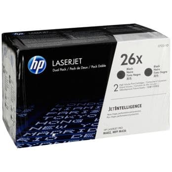 Foto: HP Toner CF 226 XD Doppelpack schwarz No. 26 X