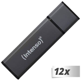 Foto: 12x1 Intenso Alu Line       16GB USB Stick 2.0 anthrazit