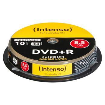 Foto: 1x10 Intenso DVD+R 8,5GB 8x Speed, Double Layer printable