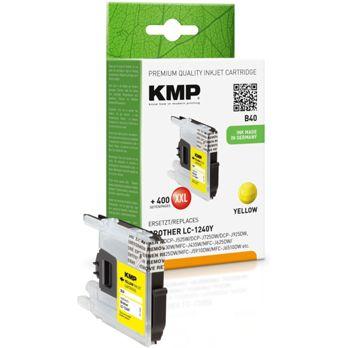 Foto: KMP B40 Tintenpatrone yellow kompatibel mit Brother LC-1240 Y