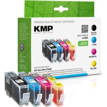 Foto: KMP H108V Multipack BK/C/M/Y kompatibel mit HP No. 364