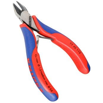 Foto: KNIPEX Elektronik-Seitenschneide spiegelpoliert 115 mm