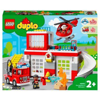 Foto: LEGO Duplo 10970 Feuerwehrwache mit Hubschrauber