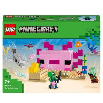 Foto: LEGO Minecraft 21247 Das Axolotl-Haus