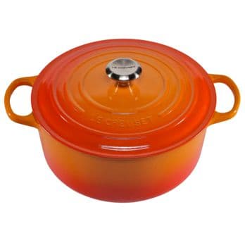 Foto: Le Creuset Signature Bräter rund 28 cm ofenrot