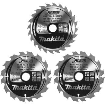 Foto: Makita B-33897 Sägeblatt-Set 136x20x16Z+24Z