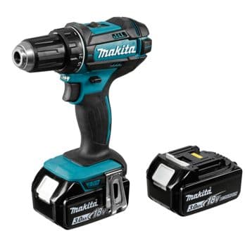 Foto: Makita DDF482RFJ 18V 2x BL1830B Akku-Bohrschrauber