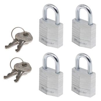 Foto: 4x1 Master Lock Vorhängeschloss gleichschließend 9120EURQNOPCC