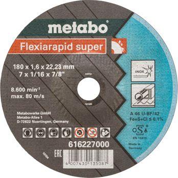 Foto: Metabo Flexiarapid super 180x1,6 x22,23 Inox