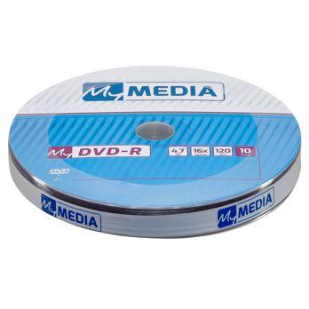 Foto: 1x10 MyMedia DVD-R 4,7GB 16x Speed matt silver Wrap