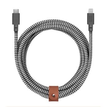 Foto: Native Union Belt Cable USB-C to Lightning 3m Zebra