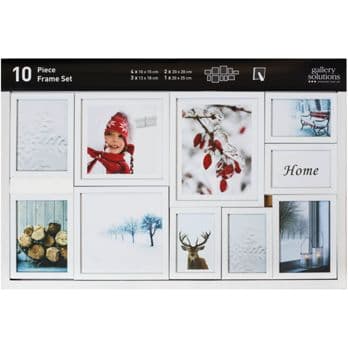 Foto: Nielsen 10er Frame Set weiß Kunststoff Wechselrahmen 8999175