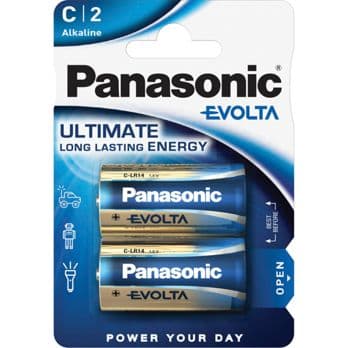 Foto: 1x2 Panasonic Evolta Baby C LR 14                LR14EGE/2BP